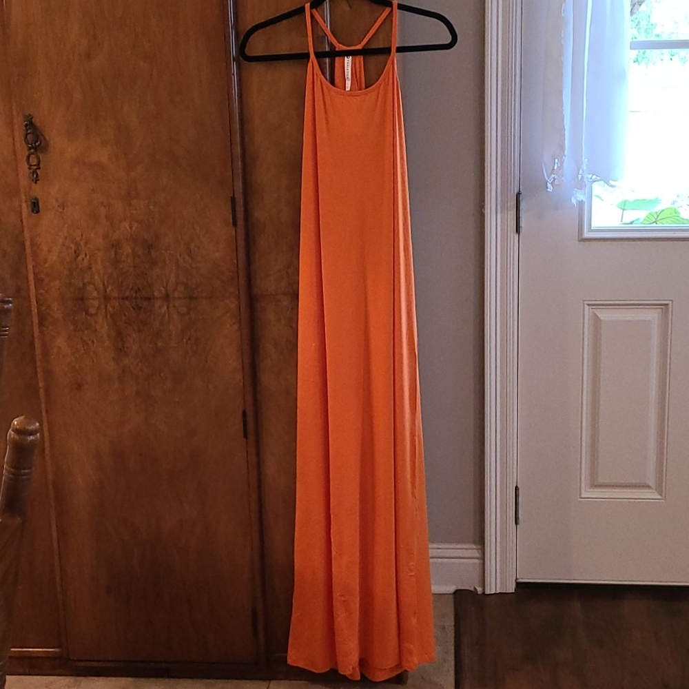 Fabletics XL Bustle Back Neema Maxi Dress